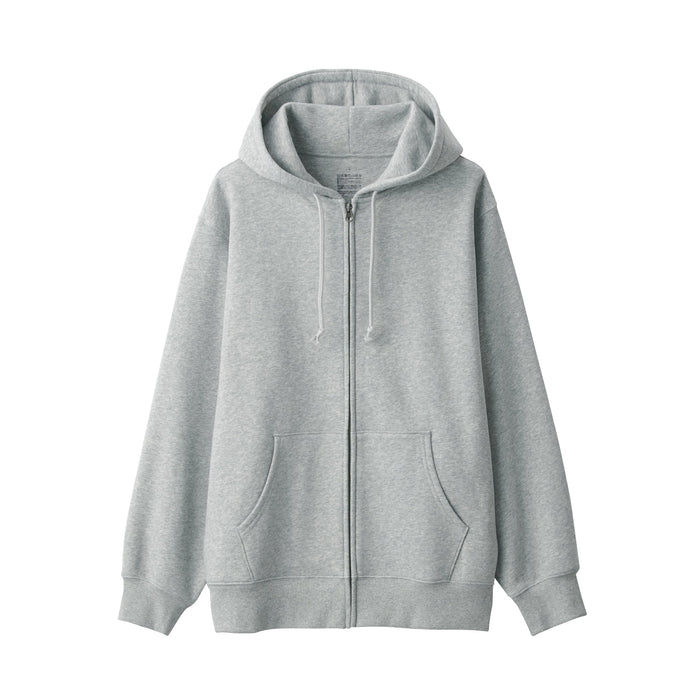 Men's Sweatshirt Zip Up Hoodie | Men's Loungewear | MUJI USA