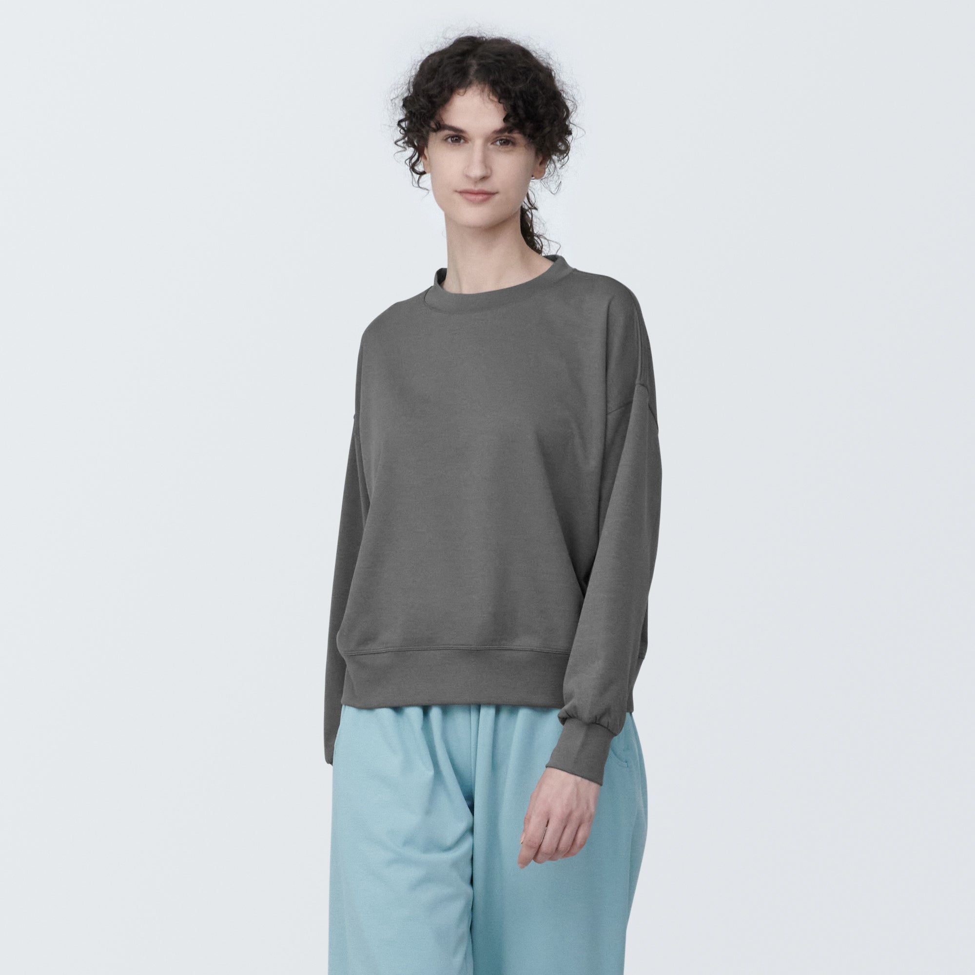 購入人気商品 新品 Cloveru WIDE SWEAT AOKI MUJI CREW 23 | 6osentido.com