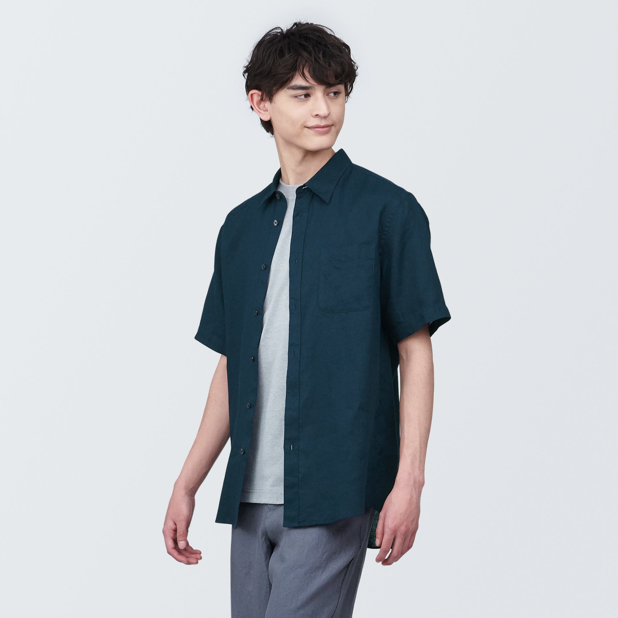 Men's Tops | T-Shirts & Casual Shirts | MUJI USA