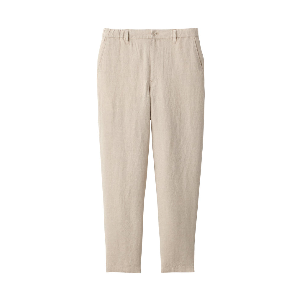Men's Linen Tapered Pants | Summer Work Outfits | MUJI USA