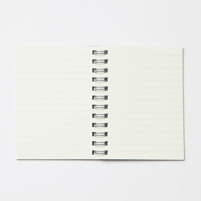 Recycled Paper Double Ringed Plain Notebook | Notebooks & Notepads | MUJI USA B6 / Dark Gray